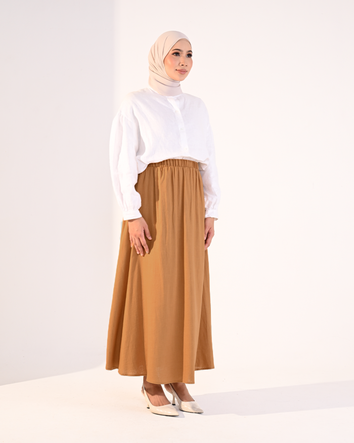 LAINEY SKIRT IN BROWN