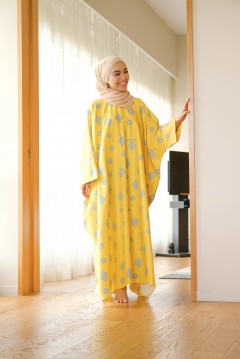 CAREFREE CAFTAN IN SUNFLOWER YELLOW