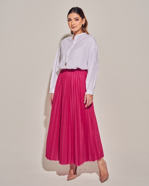 DAISY SKIRT IN HOT PINK