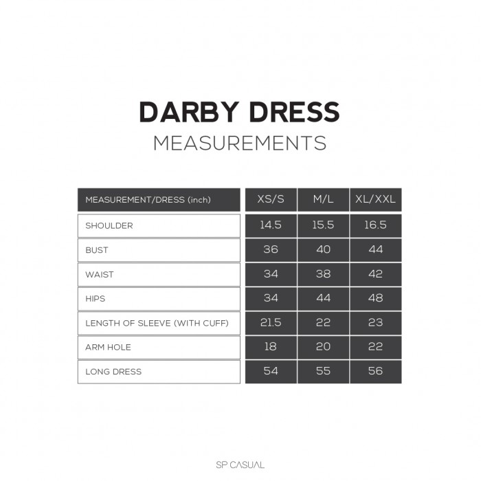 DARBY DRESS IN DARK GREY