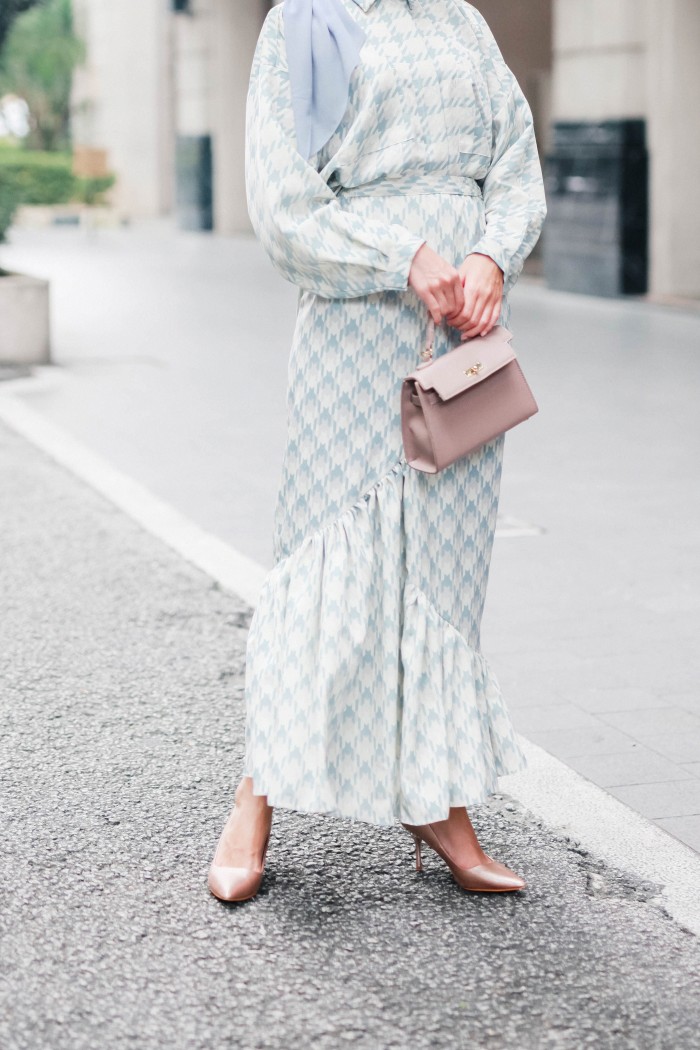 DARBY SKIRT IN BABY BLUE