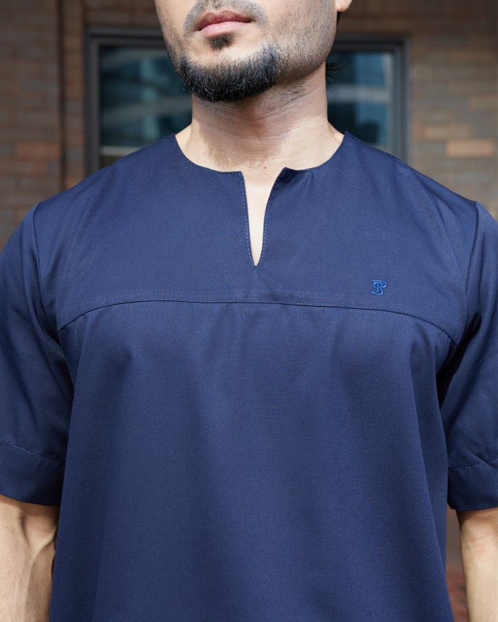 KURTA BADR IN DARK BLUE