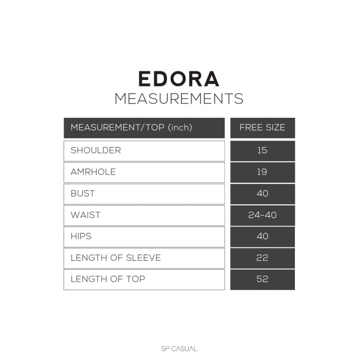 EDORA IN BLACK