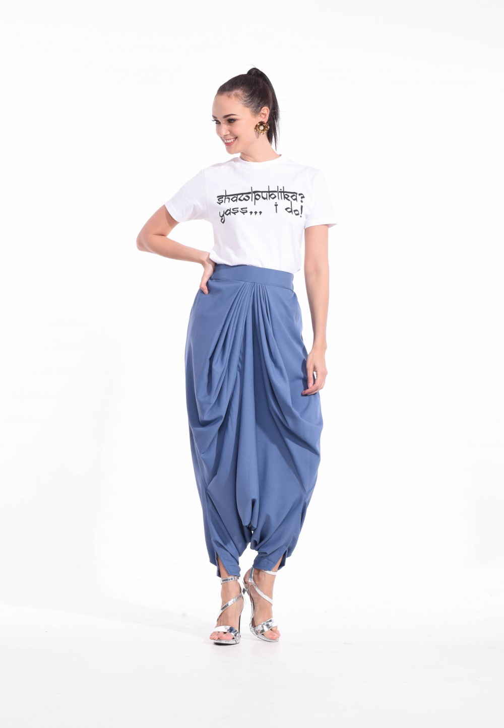 MAHARANI PANTS CORNFLOWER BLUE