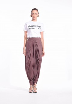 MAHARANI PANTS MUTED APRICOT BROWN