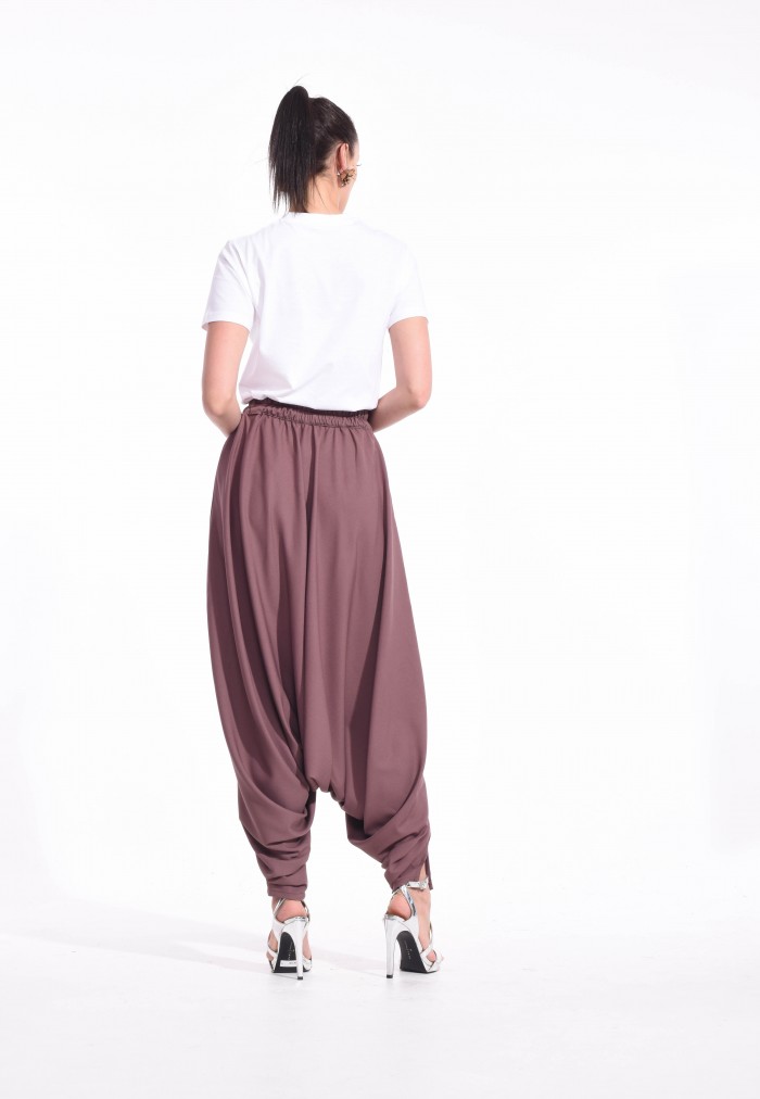 MAHARANI PANTS MUTED APRICOT BROWN