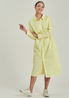 EDORA LONG SHIRT IN YELLOW