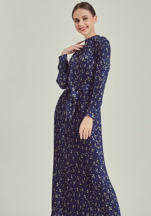 KRISSY DRESS IN VINTAGE DARK BLUE