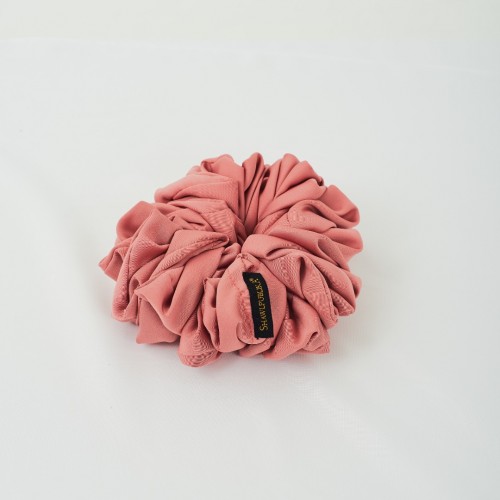 SCRUNCHIES IN DUSTY PINK