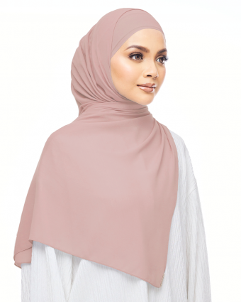 MALIQA SHAWL IN DUSTY PINK