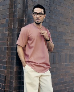 KURTA BADR IN DUSTY PINK
