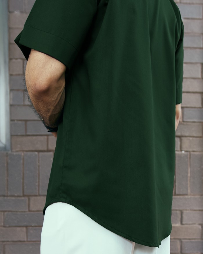 KURTA BADR IN EMERALD GREEN