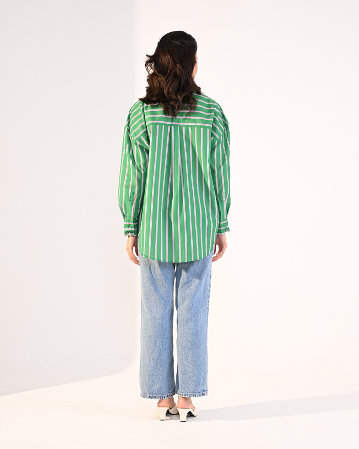 MELODY TOP IN GREEN