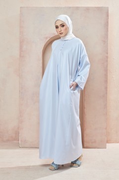 HOMELEISURE CAFTAN IN BABY BLUE