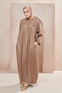 HOMELEISURE CAFTAN IN BROWN