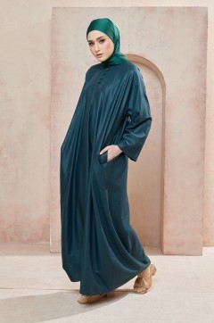 HOMELEISURE CAFTAN IN EMERALD GREEN