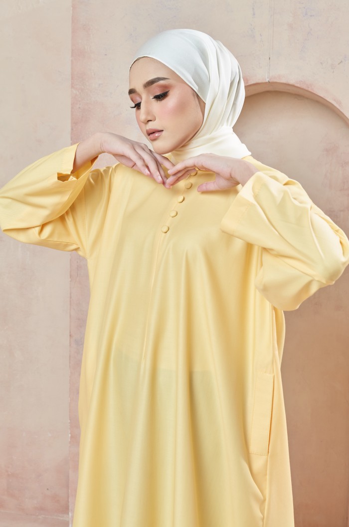 HOMELEISURE CAFTAN IN YELLOW