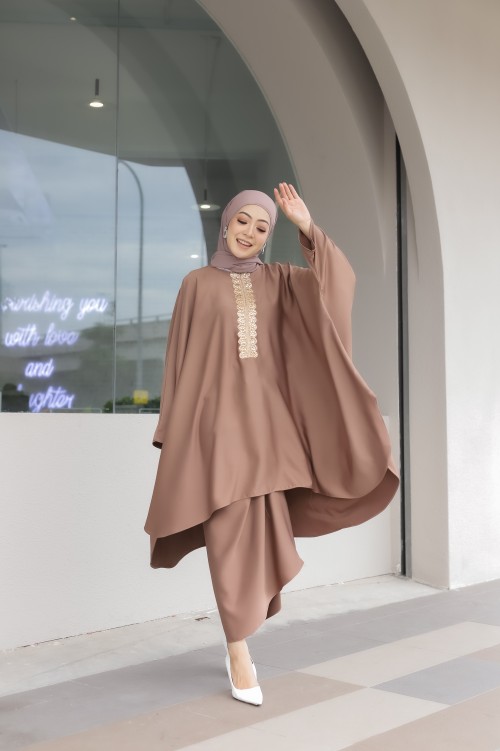 RANI CAFTAN IN LATTE