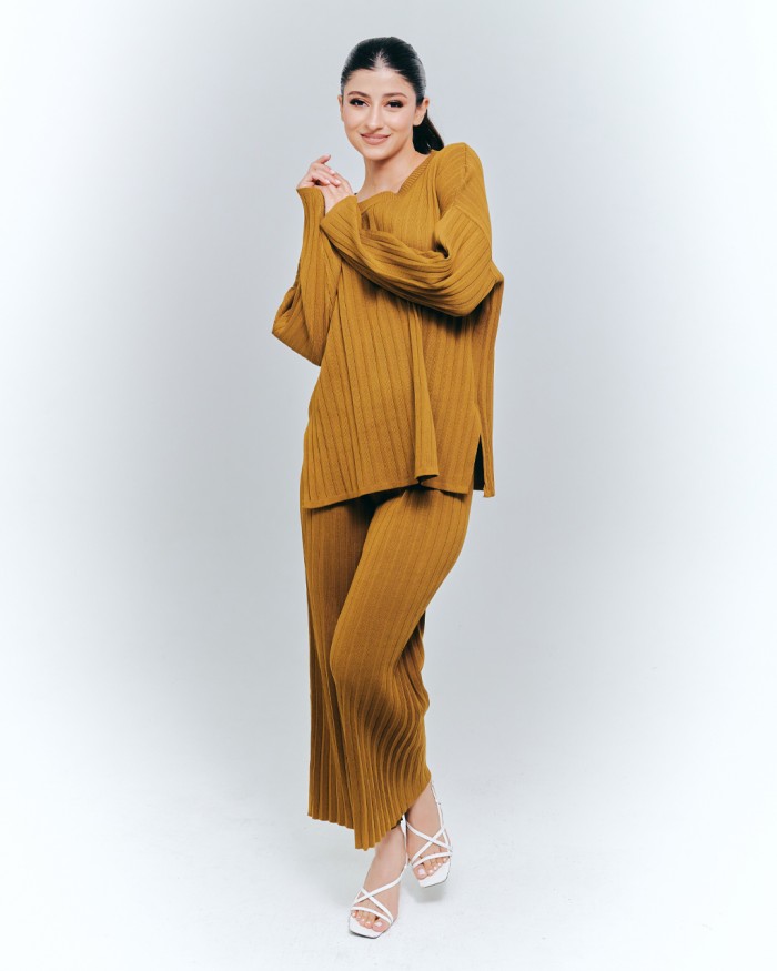 LUISA SET IN MUSTARD