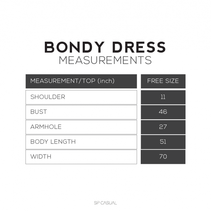 BONDY DRESS IN BLACK