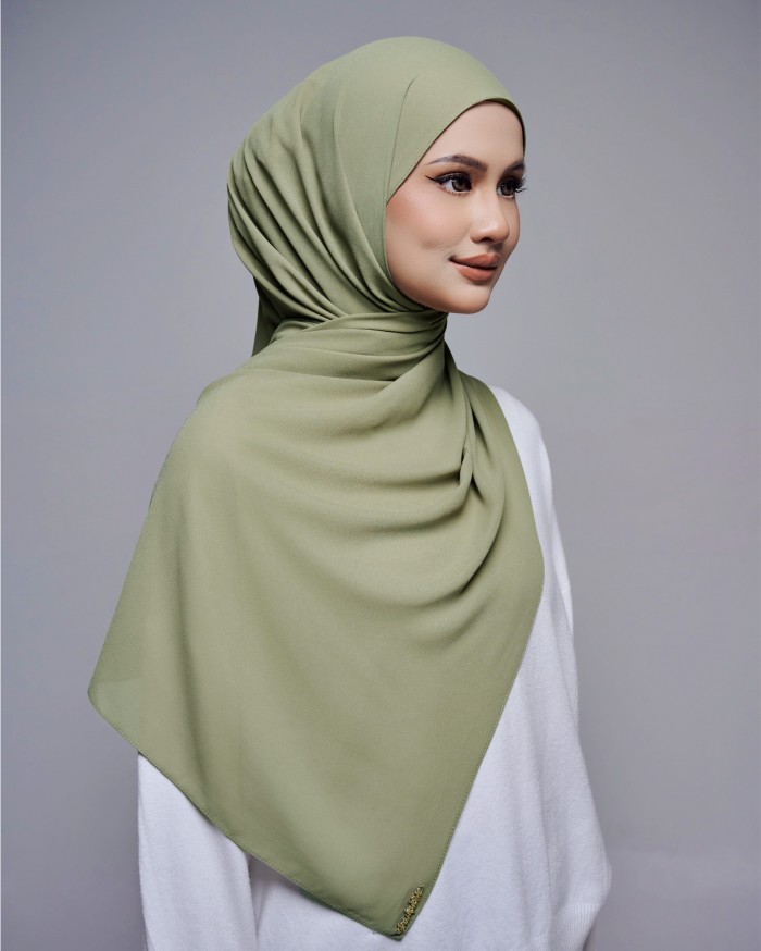 MALIQA SHAWL 2.0 IN MATCHA