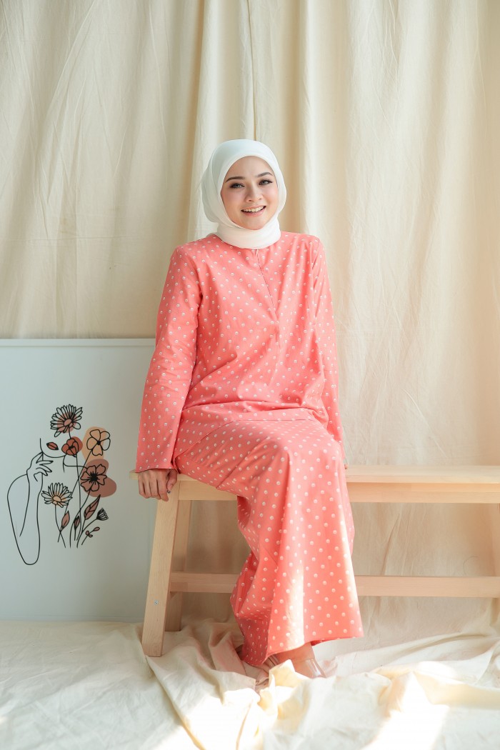 KURUNG MISHA IN SALMON