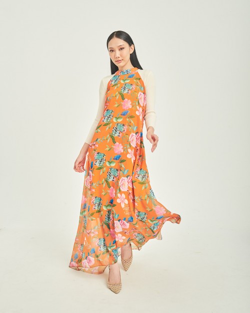 DAYNA IN PRINTED ORANGE