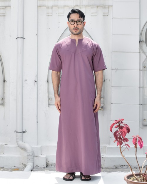 JUBAH QALEEFA IN PURPLE