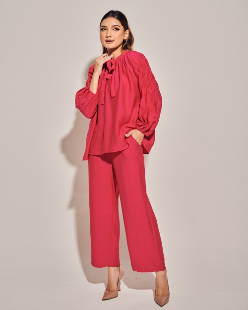 QUELLA SET IN HOT PINK