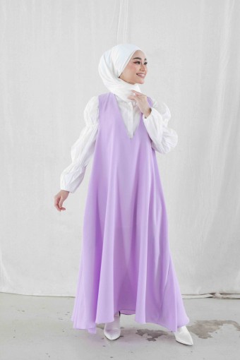 SHELLY DRESS IN LILAC PURPLE