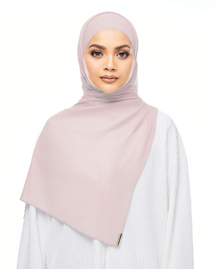 MALIQA SHAWL IN SOFT MAUVE