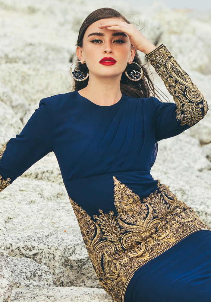 TARANI IN DARK BLUE