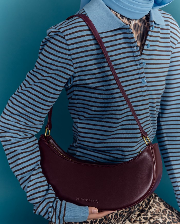 JENNY BAG IN ROYAL BURGUNDY