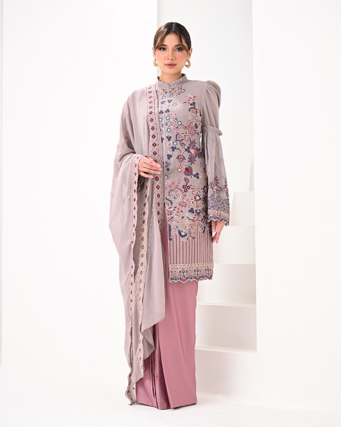 UMASHREE IN LILAC GREY