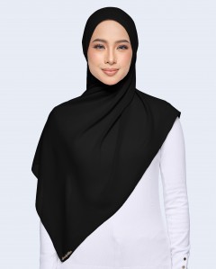MALIQA SHAWL 2.0 IN BLACK
