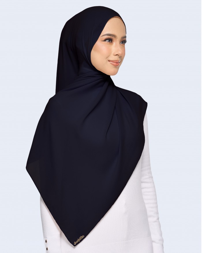 MALIQA SHAWL 2.0 IN DARK BLUE