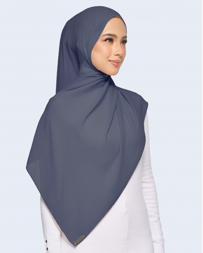 MALIQA SHAWL 2.0 IN DARK GREY