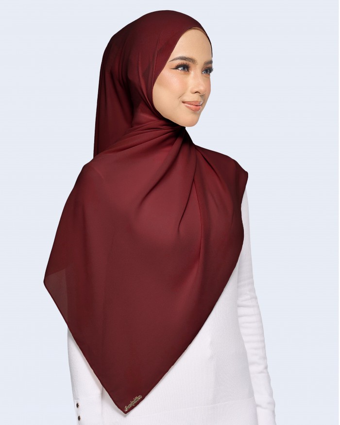 MALIQA SHAWL 2.0 IN MAROON