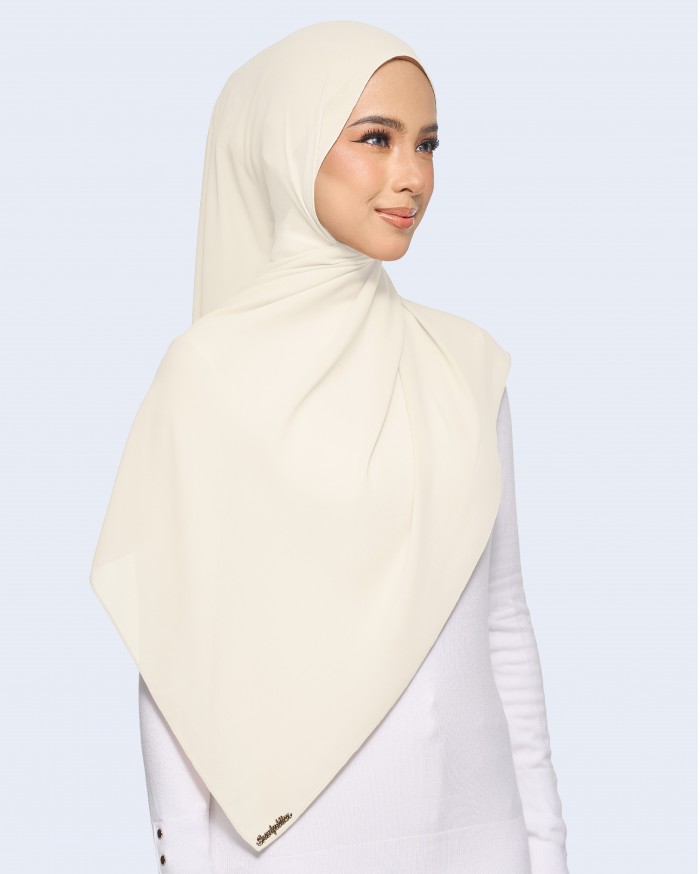 MALIQA SHAWL 2.0 IN MILKY