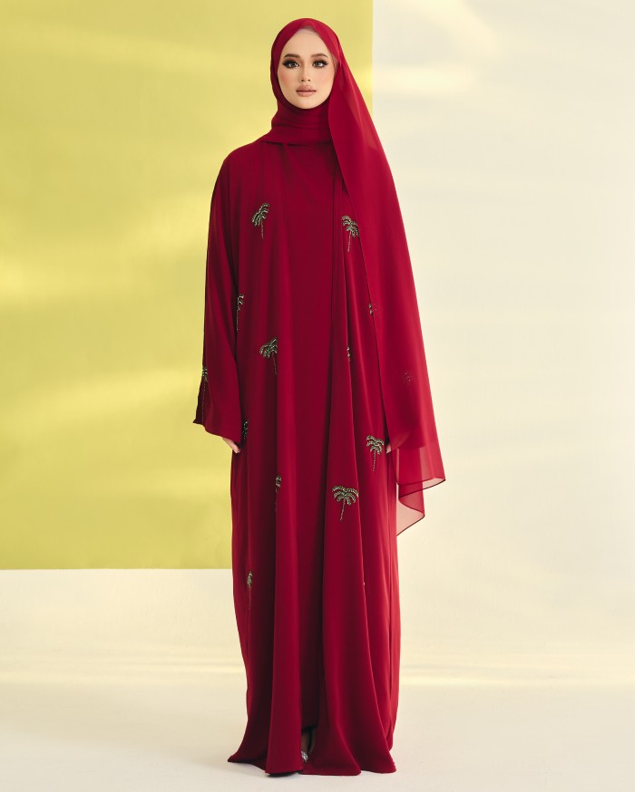 LUBNA IN WINE RED