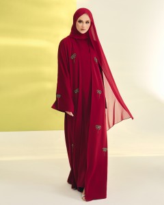 LUBNA IN WINE RED