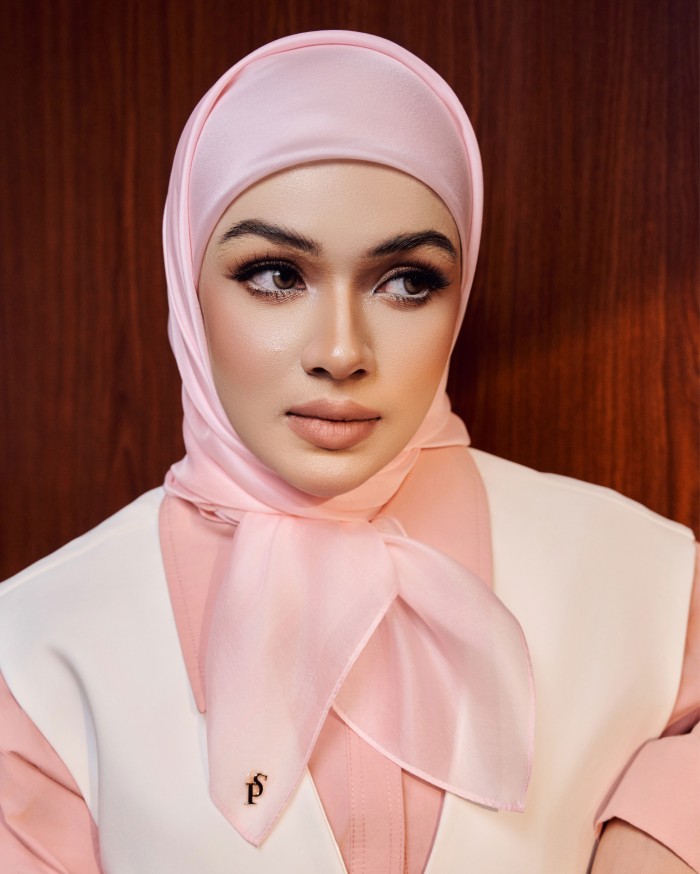 SILK ORGANDY IN BLUSH