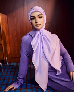 SILK ORGANDY IN LILAC