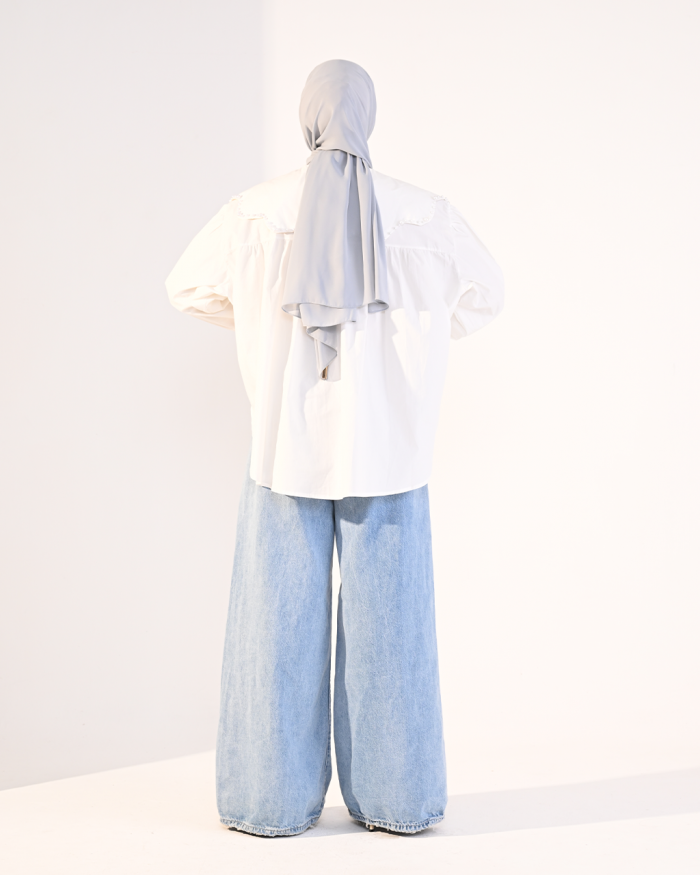 AYLEEN TOP IN WHITE