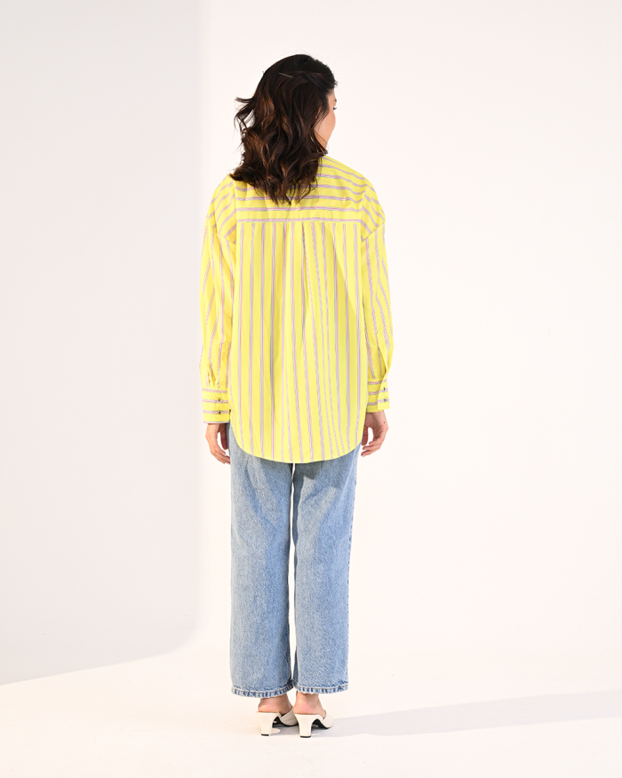 MELODY TOP IN YELLOW