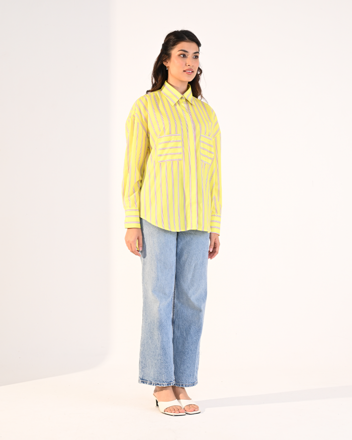 MELODY TOP IN YELLOW
