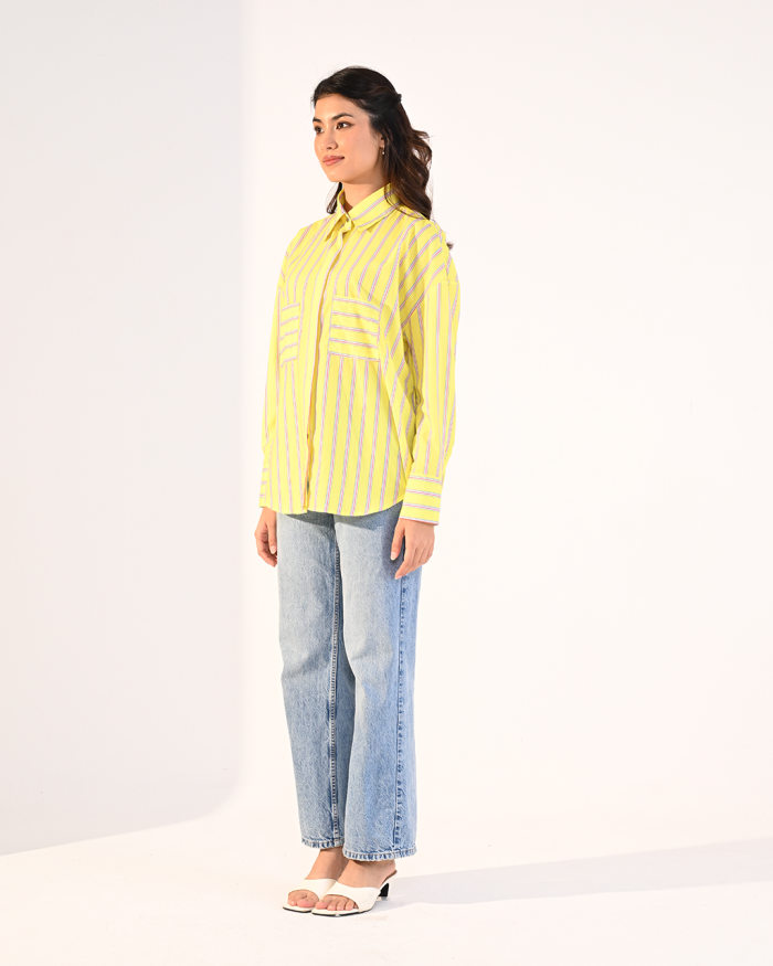 MELODY TOP IN YELLOW