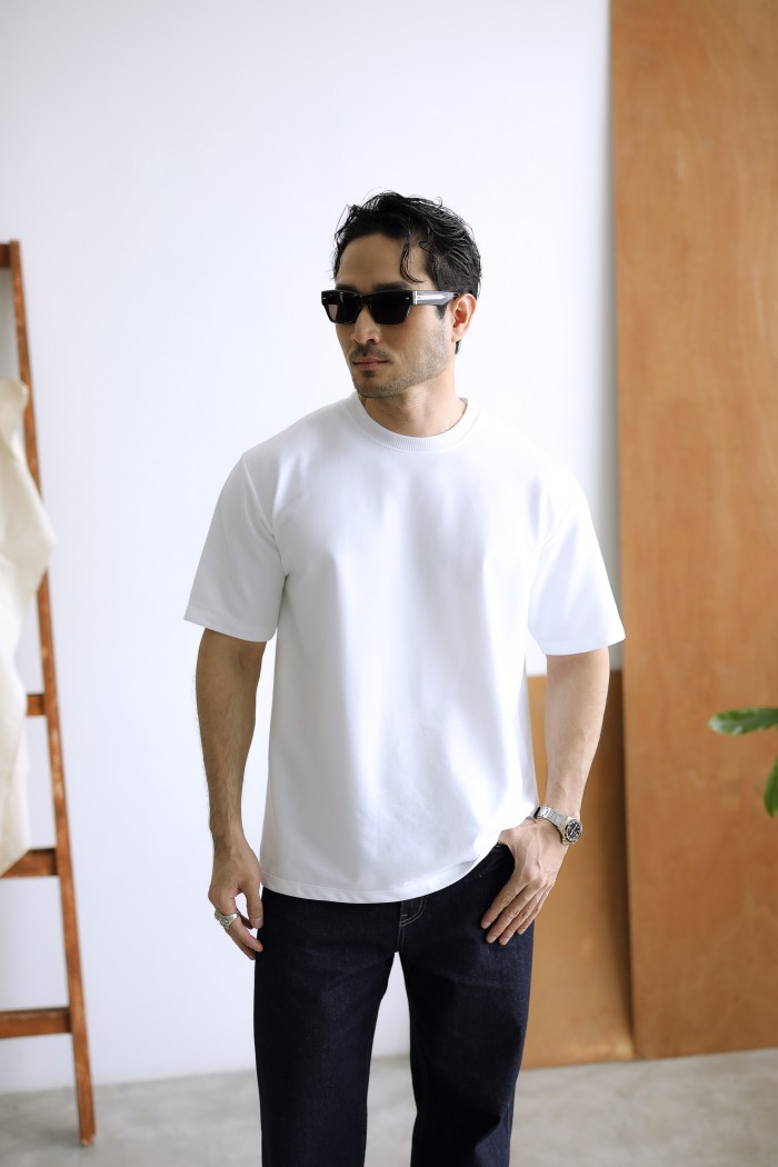 ECHO OVERSHIRT IN OFF WHITE