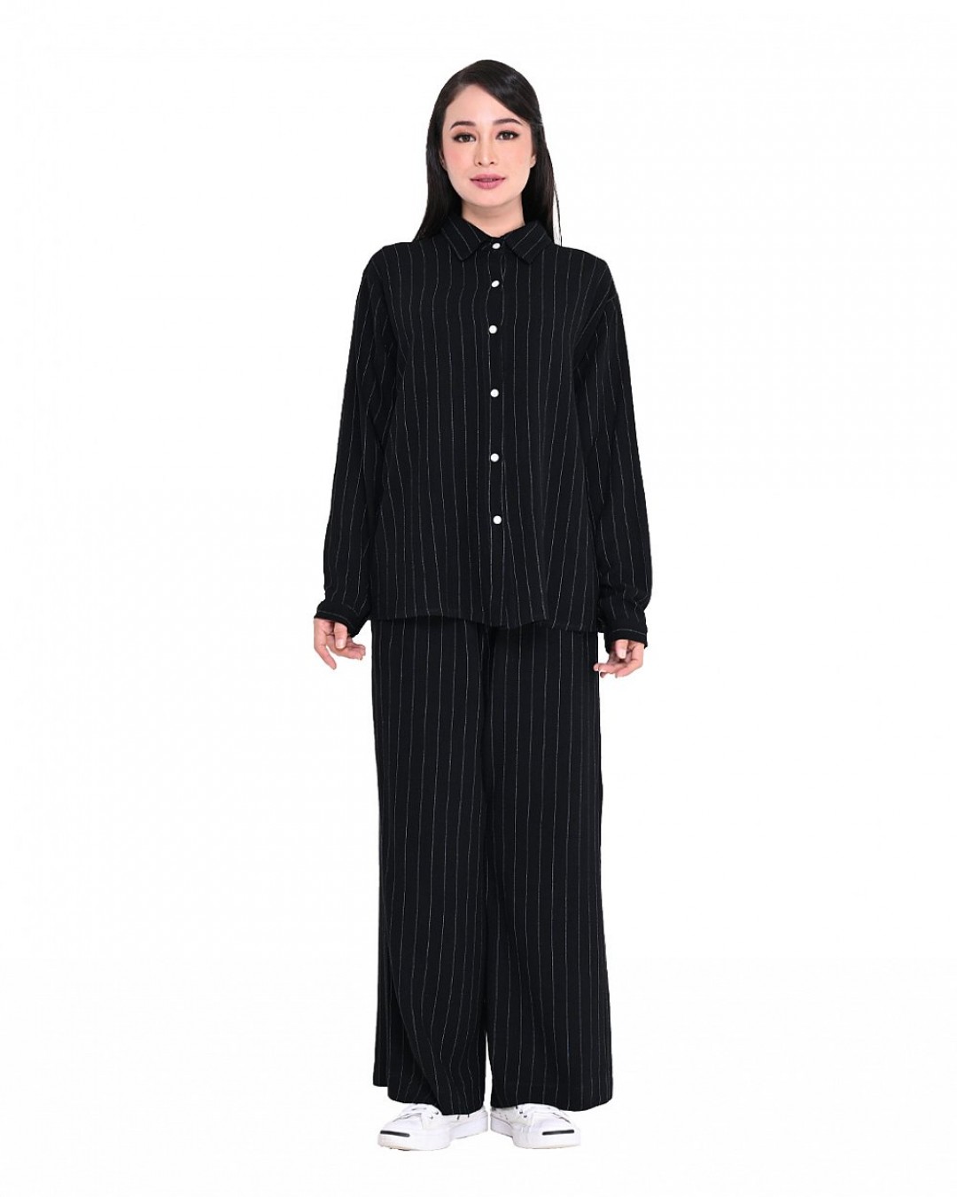 ALYSSA PANTS SET IN BLACK