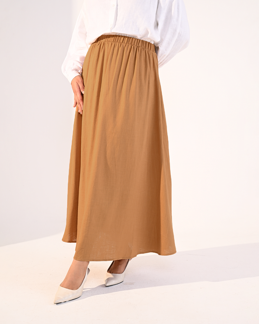 LAINEY SKIRT IN BROWN